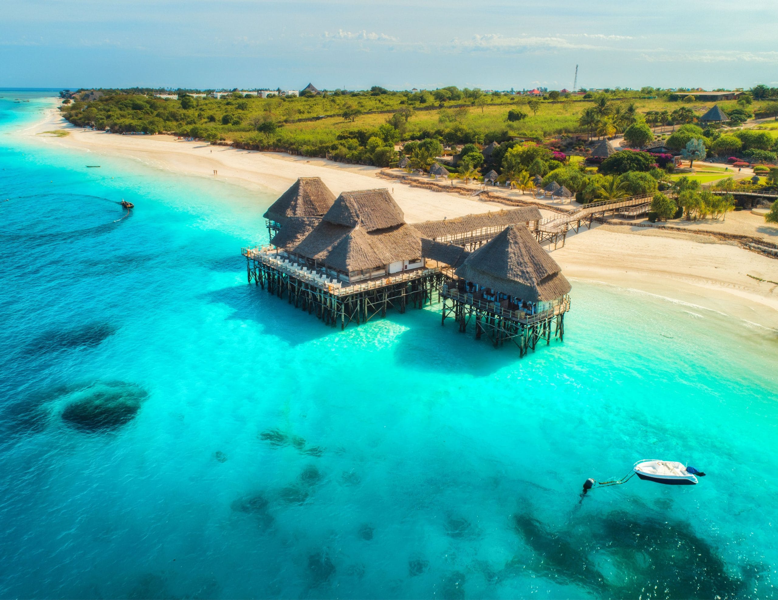 Flight to Zanzibar